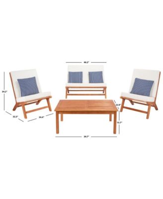Chaston 4 PC Outdoor Living Set