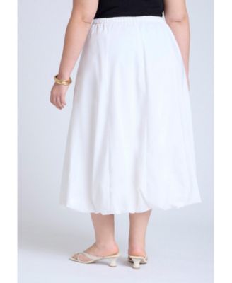 Women's Plus Size Maxi Bubble Skirt