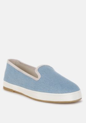 Womens Palin Denim Slip On Loafers