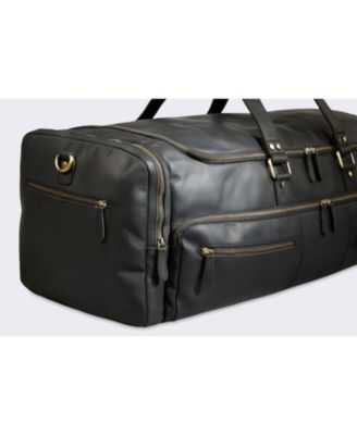 100% Full Grain Leather Duffel Bag - Only Duffel You will Need