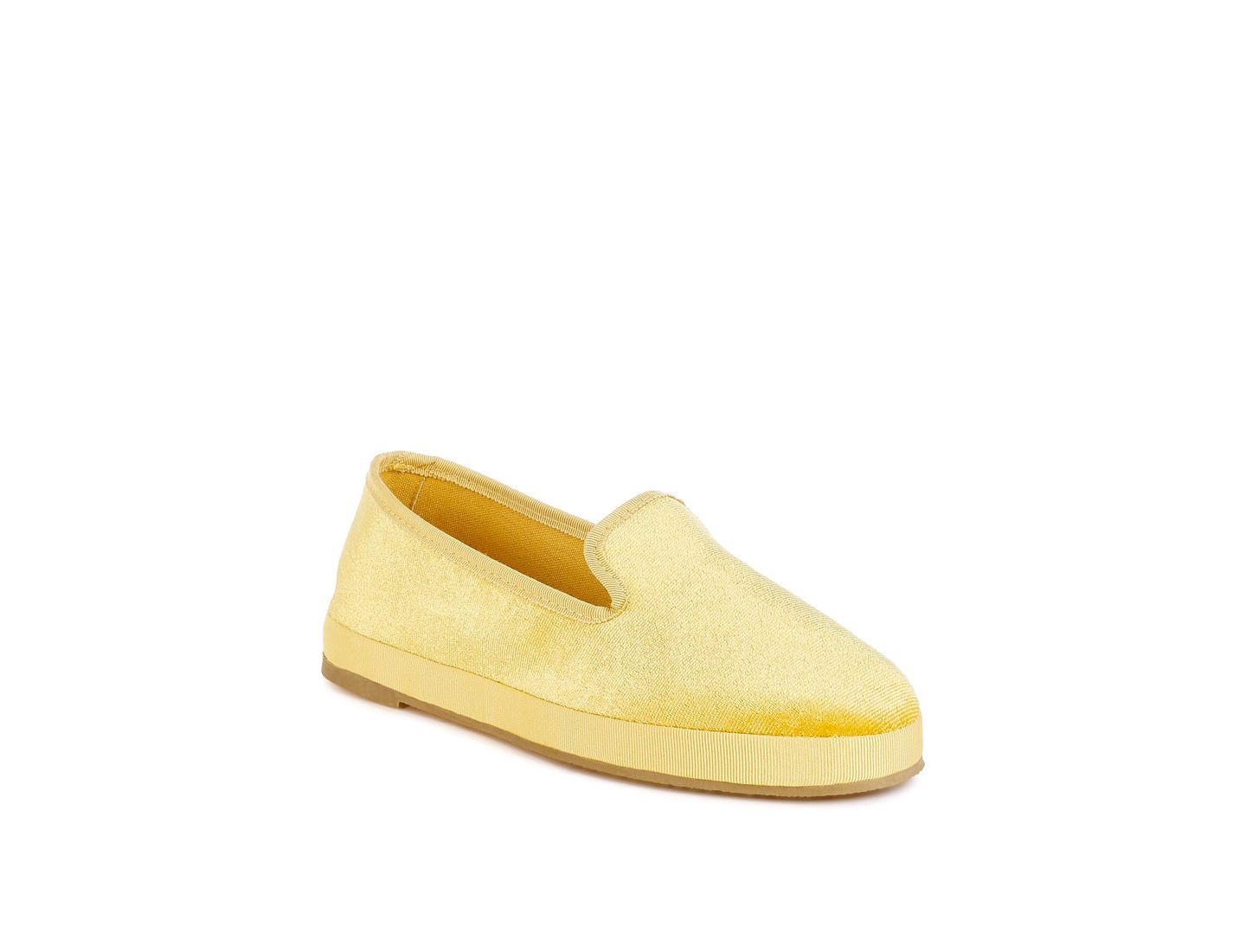 Женские туфли London Rag Saba Velvet Round Toe Slip-On, цвет: Пастельный жёлтый — фото 2