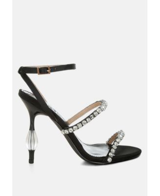 Aragon Diamante Embellished Fantasy Heel Sandals