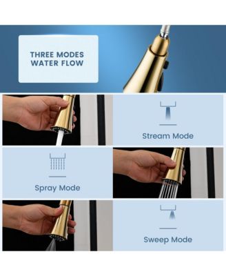 Touchelss Pull-Down Kitchen Faucet With Sprayer
