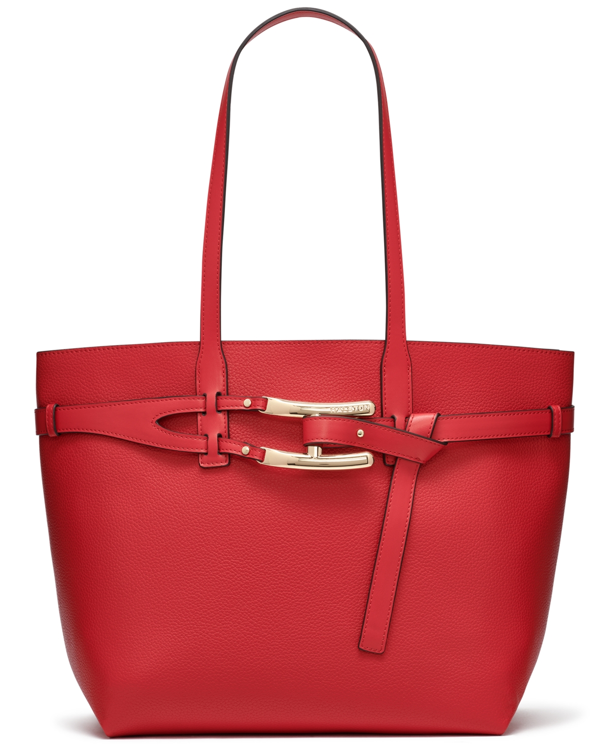 Shop Halston Tasha Mini Tote Bag In  Red