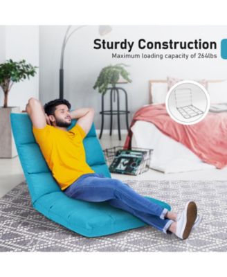 14-Position Adjustable Folding Lazy Gaming Sofa