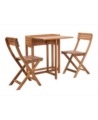 Walten Flower Shelf Outdoor Bistro Set