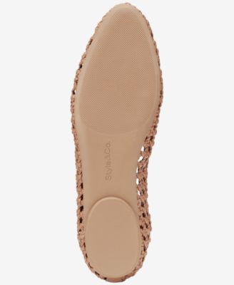 Women's Tesss Flat Woven Flats, Exclusively at Macy's