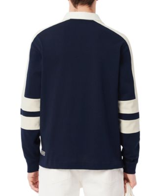 Men's Classic-Fit Stripe Polo Sweatshirt