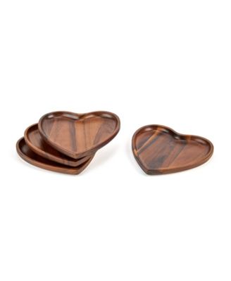 Eat Your Heart Out Appetizer Plates 4-Pc. Set