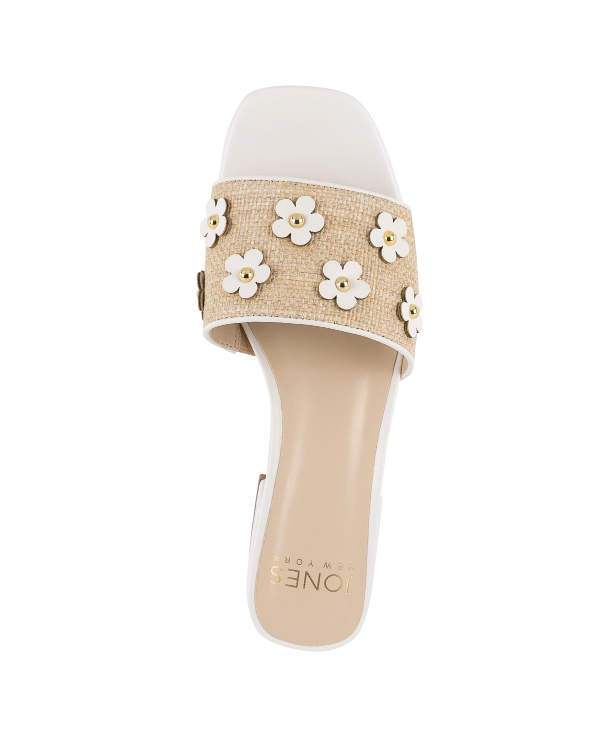 Jones New York Women's Unfloret Block Heel Flat Sandals