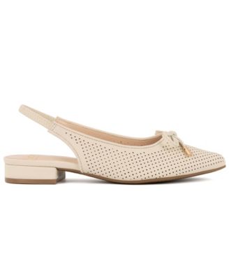 Women's Qeemeh Perforated Slingback Flats