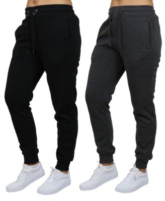 Women's Loose Fit Fleece Lined Jogger Sweatpants-2 Pack