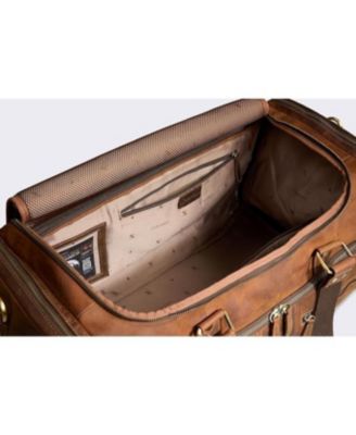 100% Full Grain Leather Duffel Bag - Only Duffel You will Need