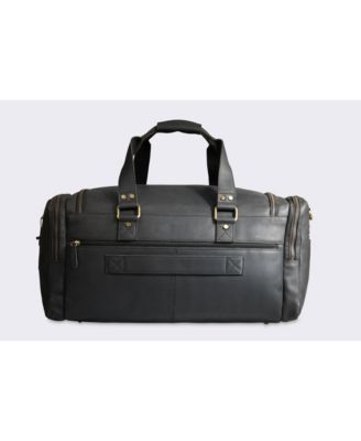 100% Full Grain Leather Duffel Bag - Only Duffel You will Need