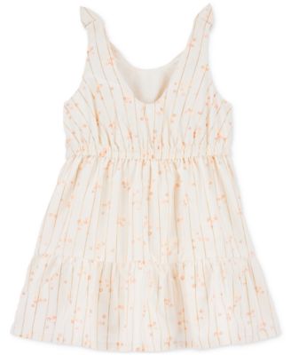 Toddler Girls Printed Tiered Dress  