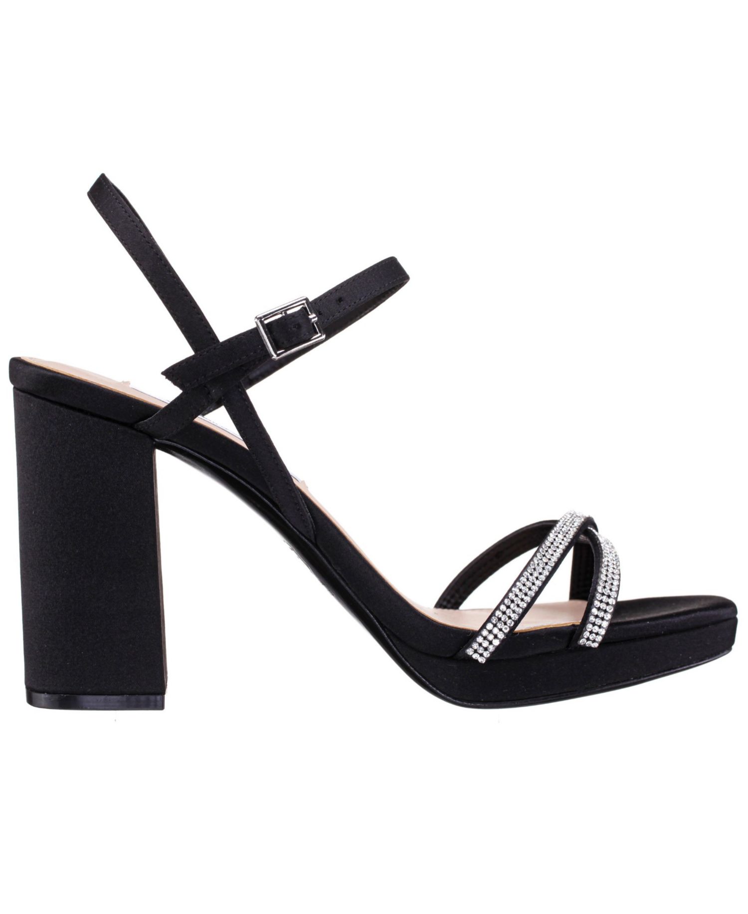 Women's Steven Rhinestones Block Heel Platform Sandals