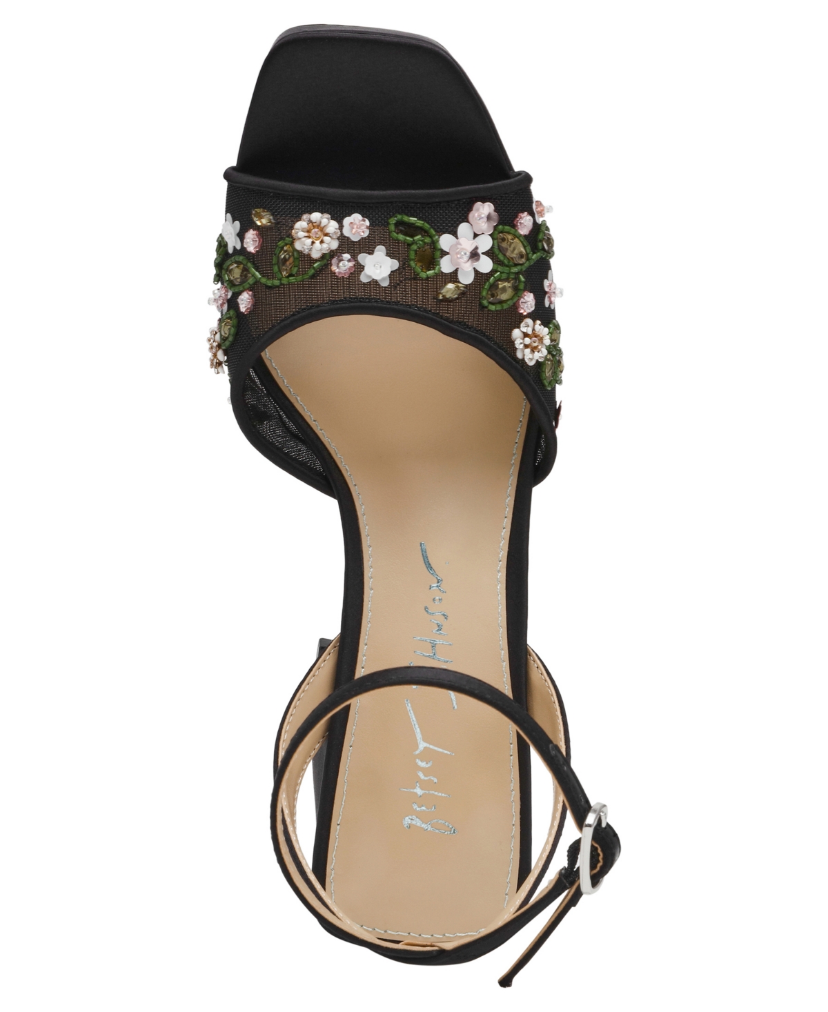 Betsey Johnson Kirra Ankle Strap Sandal In Black