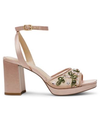 Women's Kirra Floral Beaded Platform Dress Sandals