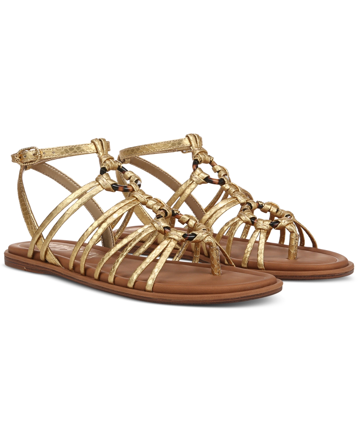 Women's Raye Strappy Flat Sandals - Gold