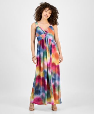 JAMIE & LAYLA - Petite Repeat Knot Strap Maxi Dress