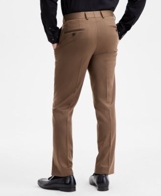 Men's Slim-Fit Satin Suit Separate Pants, Exclusively at Macys