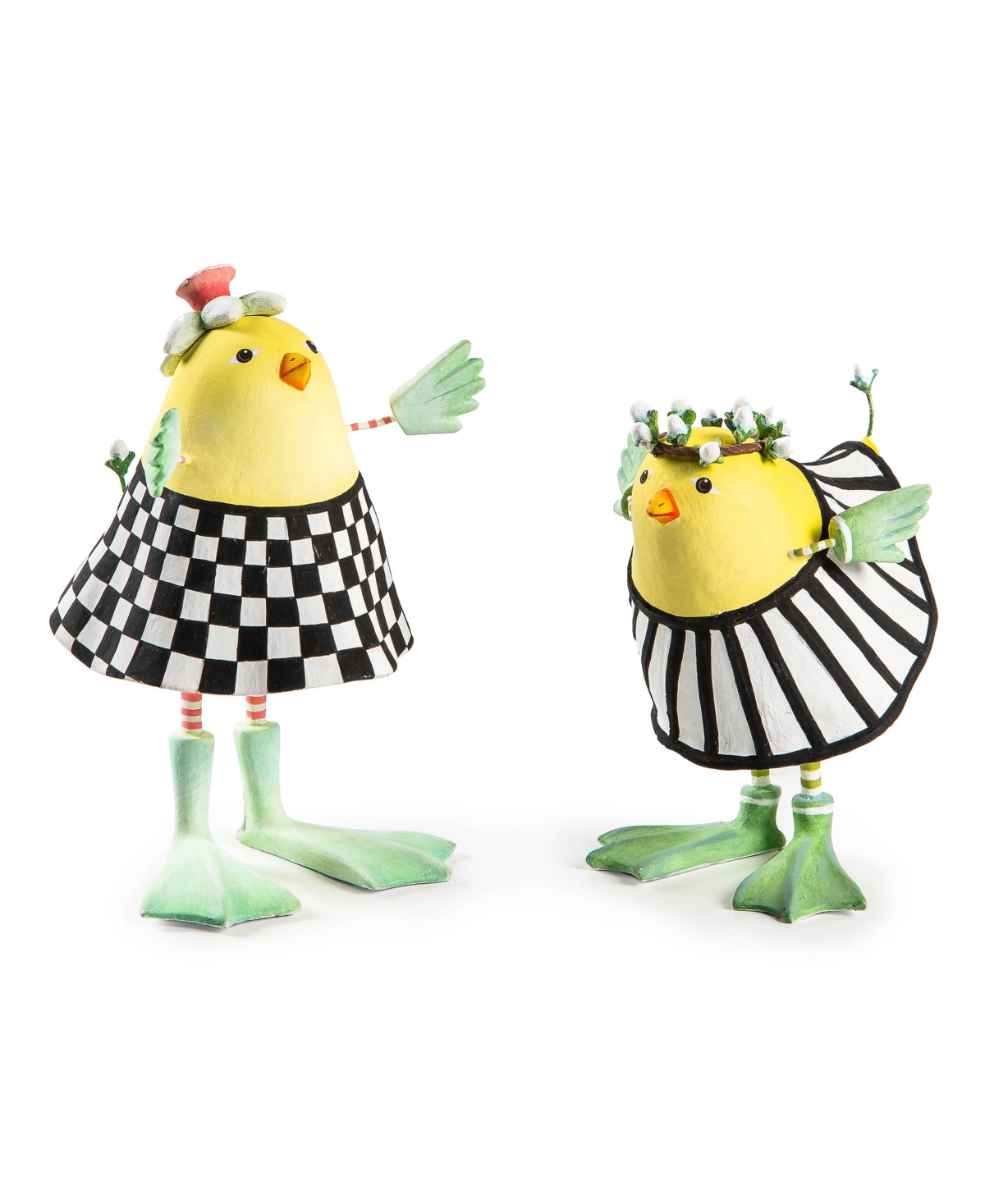 Patience Brewster Dressed Up Chicks Figure, Set of 2 - Multi
