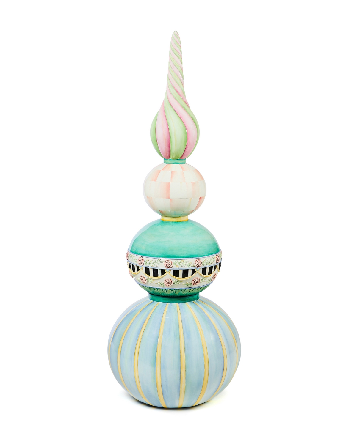 Mackenzie-childs Rosy Meadow Trophy Topiary In Multi
