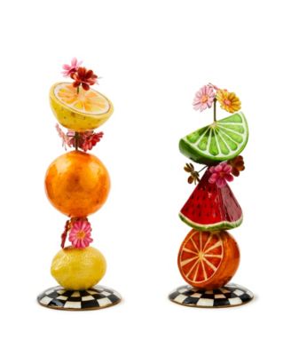 MacKenzie-Childs - Tutti Frutti Topiaries, Set of 2