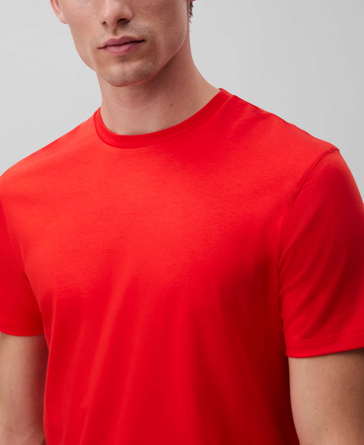 Calvin Klein Men's Short Sleeve Supima Cotton Interlock T-shirt In Red