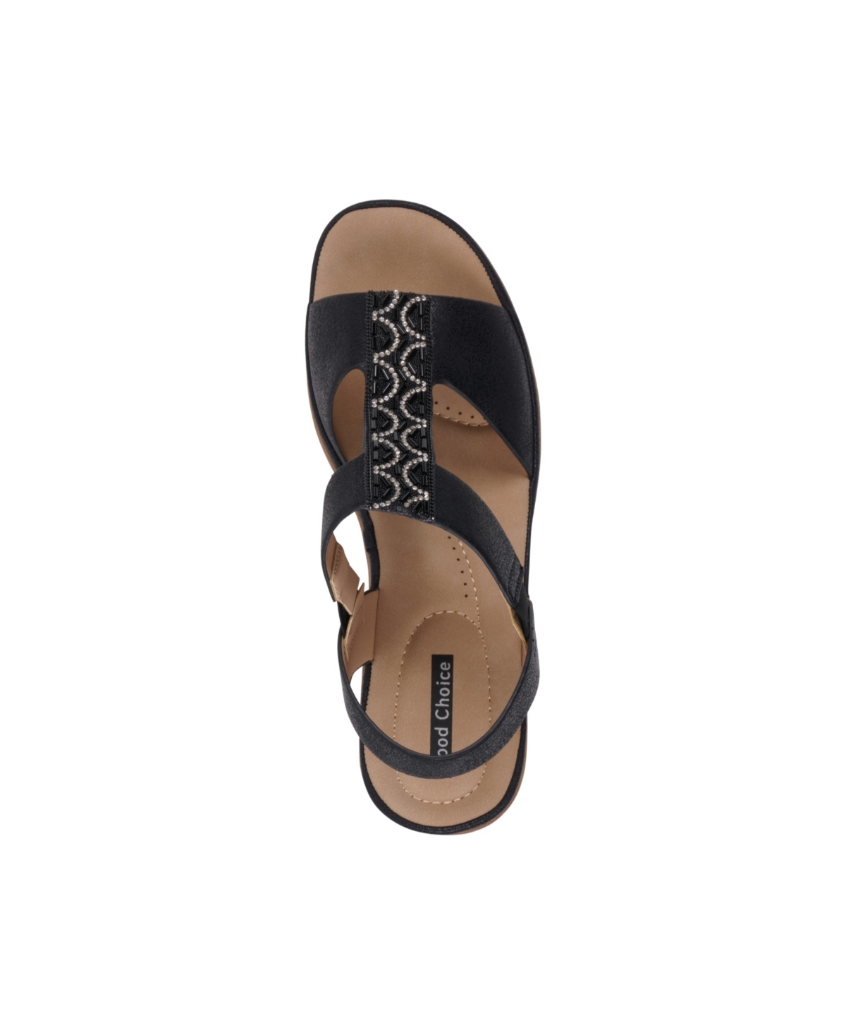 Gc Shoes Elissa Wedge Sandal In Black