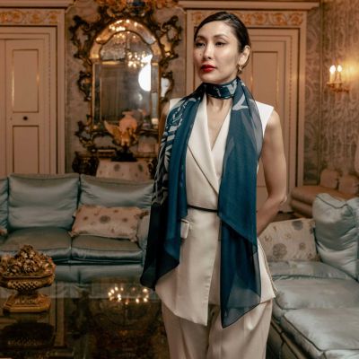 Nina - Silk Scarf/Shawl for Women