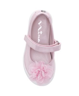 Little Girls Natty Pearlized Round Toe Sneakers