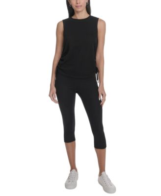 Women's Ruched Side-Tie Tank Top