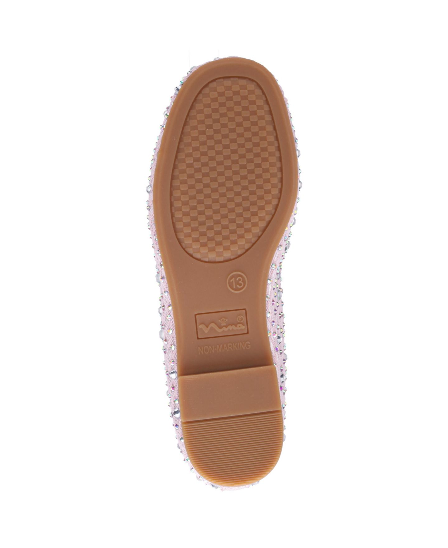 Балетки Nina Hadley Ballet Flats для девочек, цвет: Пудровый — фото 7