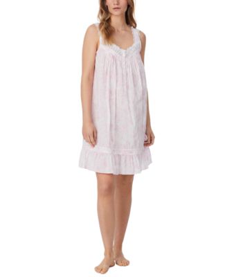 Women's Cotton Sleeveless Short Chemise