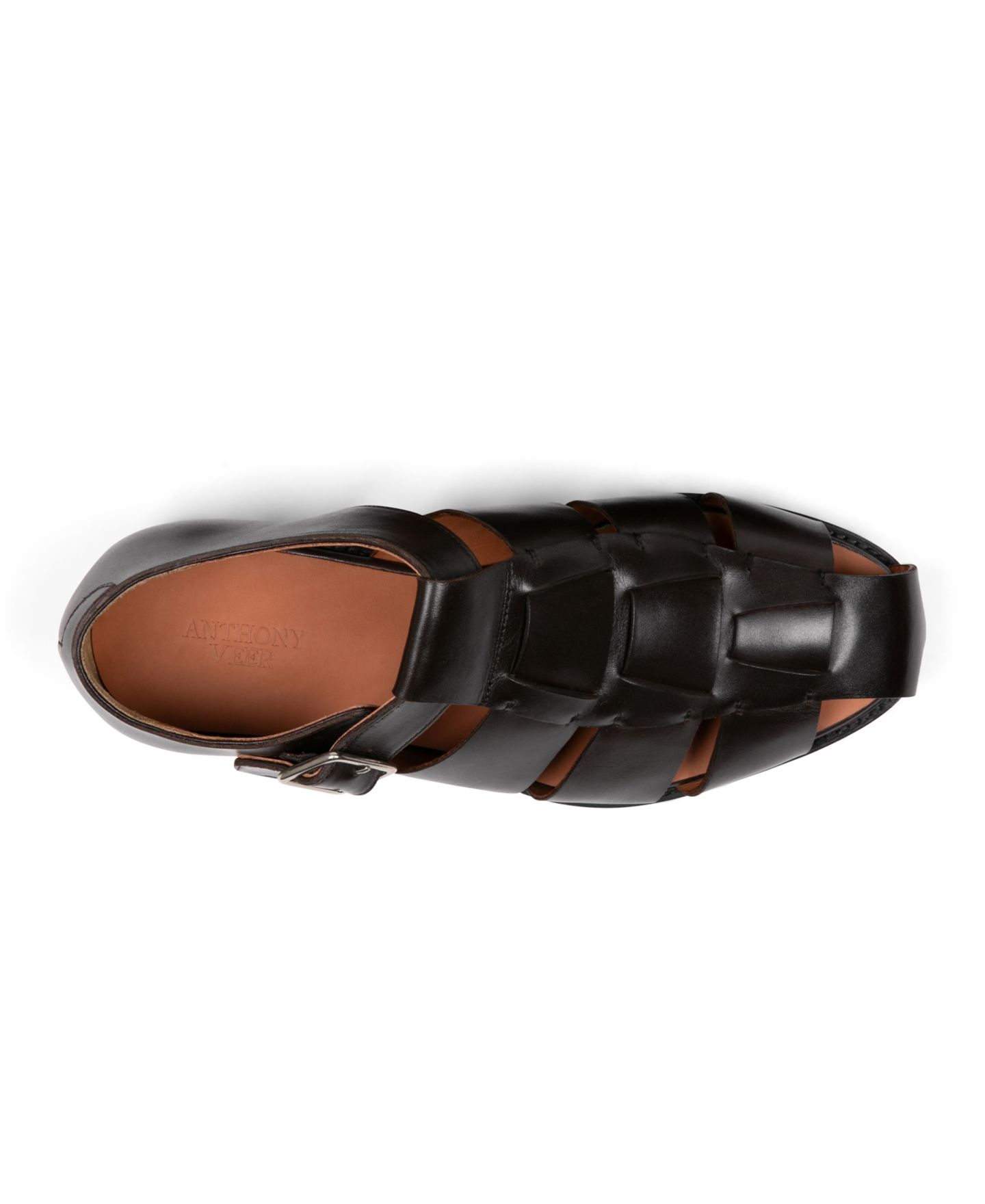 Мужские сандалии Anthony Veer Mariner Fisherman Comfort, цвет: Каштановый коричневый — фото 4