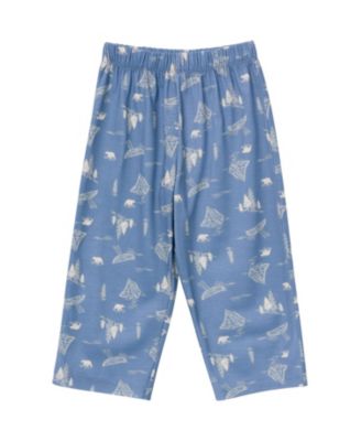 Toddler Boys 2-Piece Button Up Pajama Set