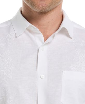 Men's Classic-Fit Tonal Embroidered Button-Down Shirt 