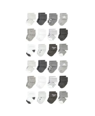 Baby Boys Hudson 24-Pack Comfort Terry Socks Set