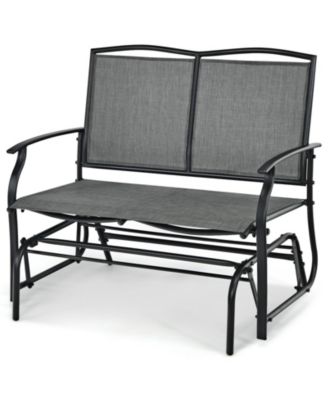 Iron Patio Rocking Chair for Outdoor Backyard and Lawn