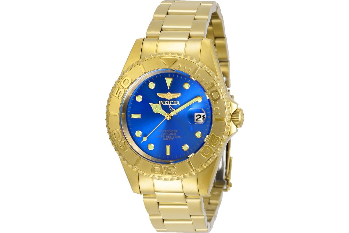 Invicta Men's 29940 Pro Diver Quartz 3 Hand Blue Dial Watch