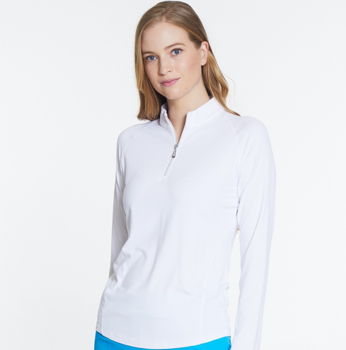 Women's Sunscape Mock - Bright white