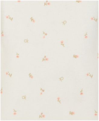 Baby Girls 3-Piece Short Sleeve Bodysuit Set