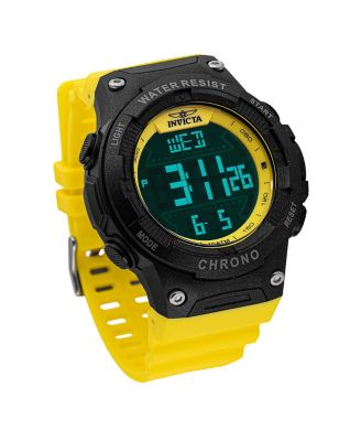 Men's 47527 Invicta Racing Digital GMT/Alarm Black Dial Watch