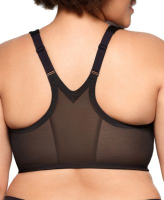 Plus Size Magic Lift Front-Closure Racerback Wire Free Bra #1206