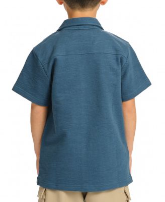 Little and Big Boys Button-Up Shirt