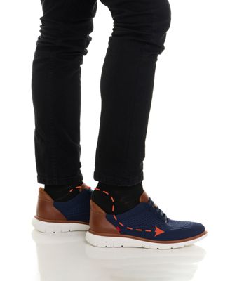 Edison Street Mens Hands-Free Slip On Technology Lightweight Mesh Oxfords