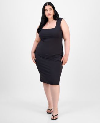 Trendy Plus Size Tank Dress, Exclusively at Macy's