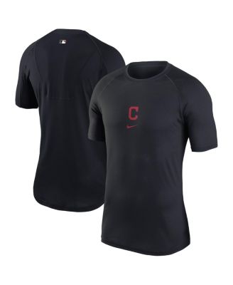 Nike - Men's Navy Cleveland Indians Authentic Collection Base Layer T-shirt