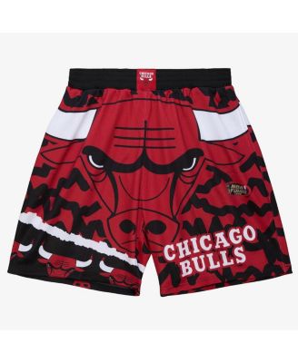 Mitchell & Ness - Men's Black Chicago Bulls Jumbotron 2.0 Sublimated Shorts